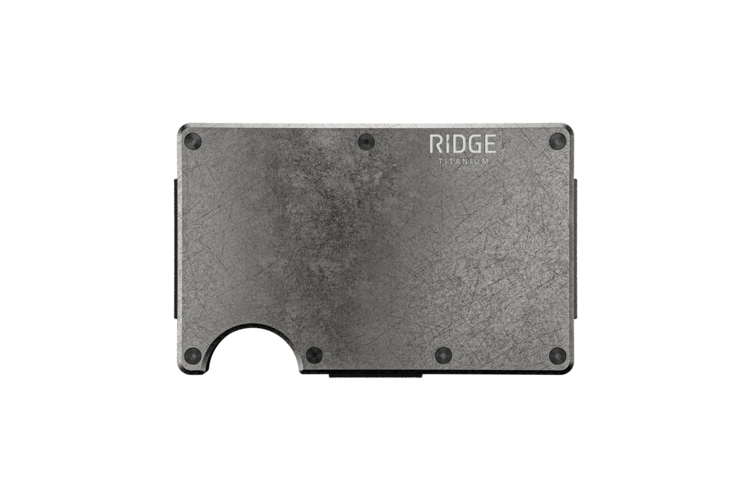 Ridge Stonewashed Money Clip
