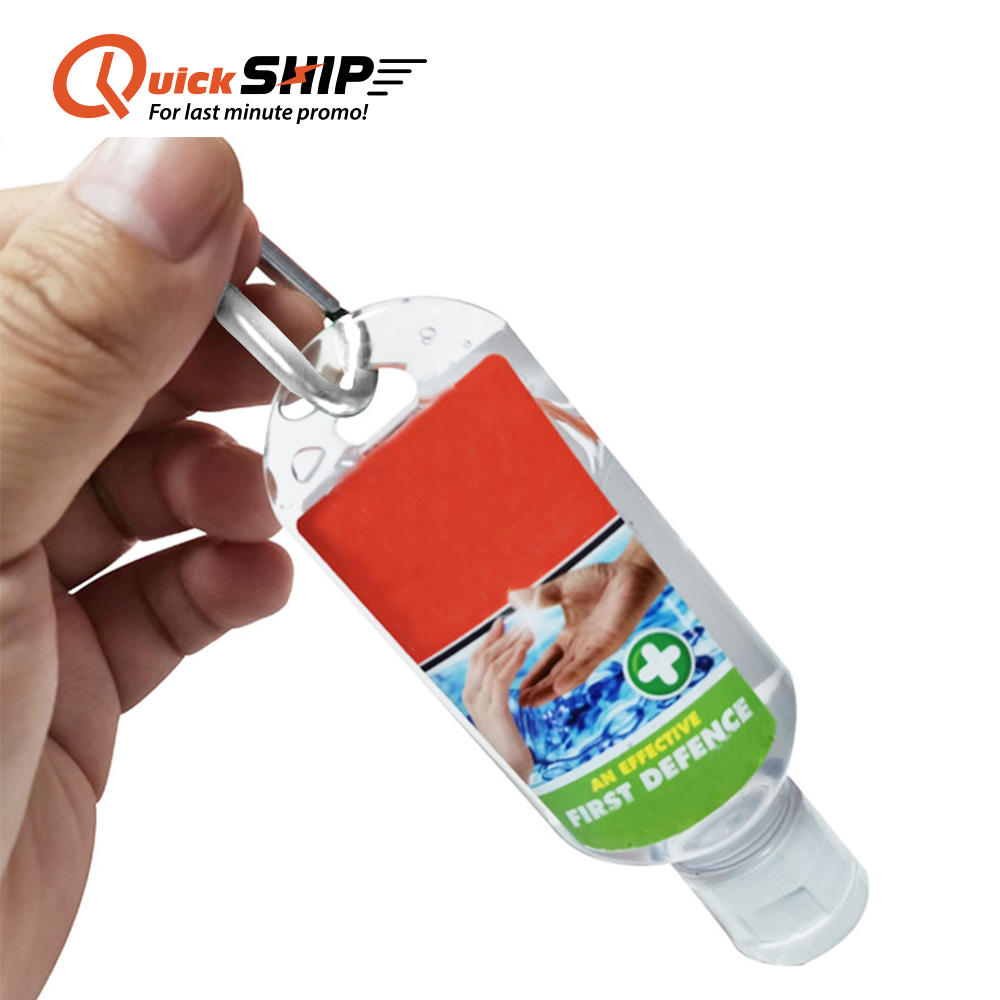 Hand Sanitizer Gel 2 oz With Carabiner