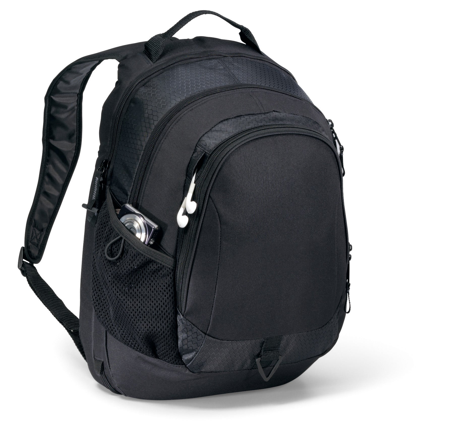 Black Primary Laptop Backpack