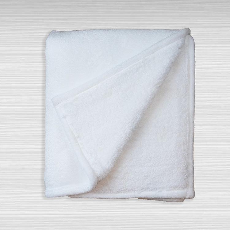 “CORDOVA” Sherpa 88” x 104” Blanket - Full Color