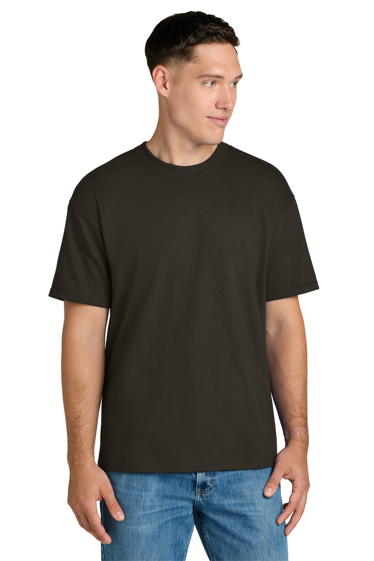 SanMar 75000_darkchocolate_model_front.jpg