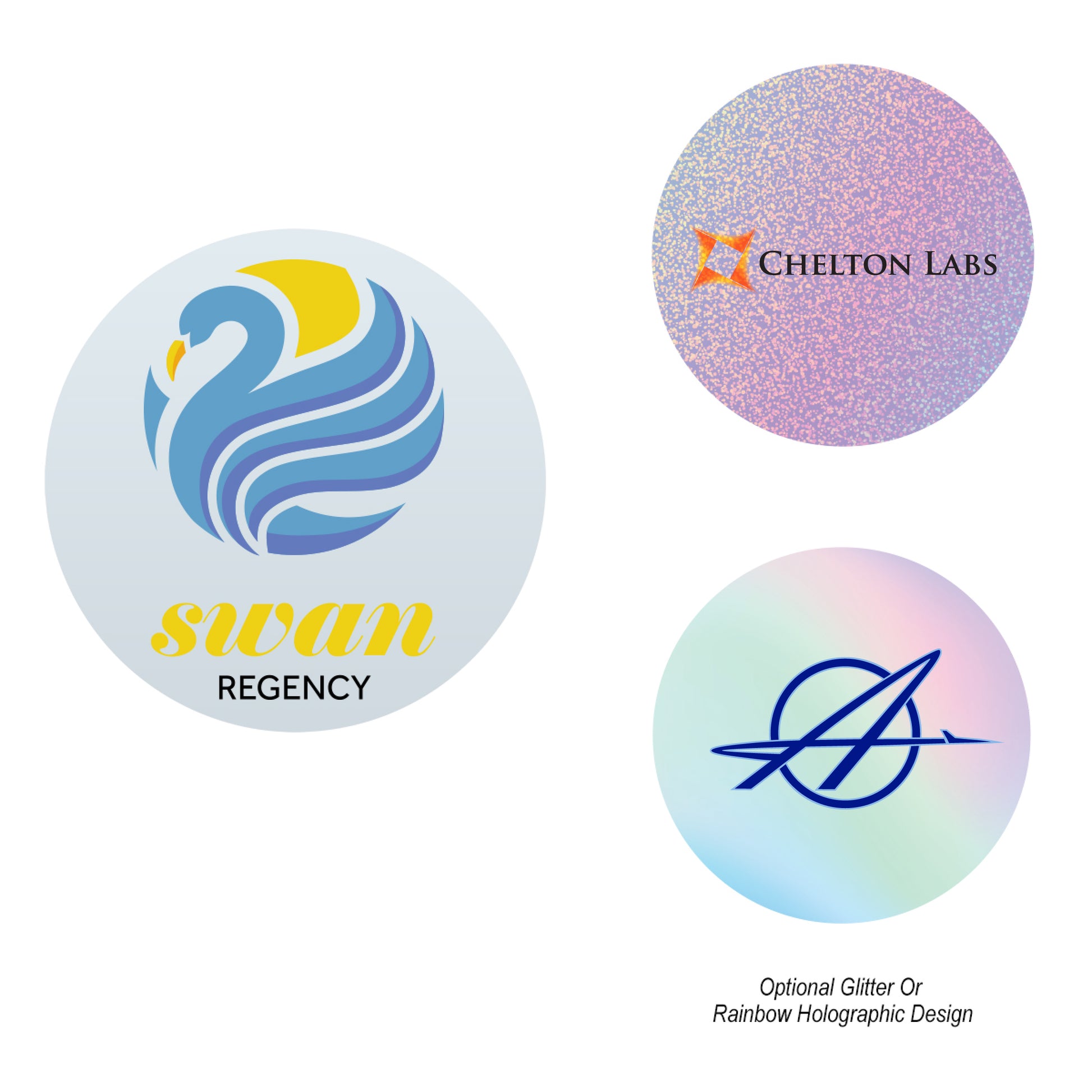 WHITE Acrylic Coaster - Circle