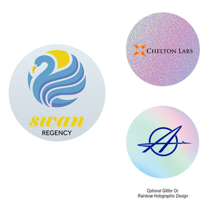 WHITE Acrylic Coaster - Circle