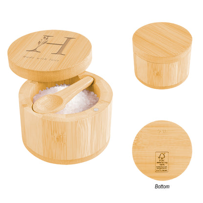 FSC BAMBOO Bamboo Salt Cellar