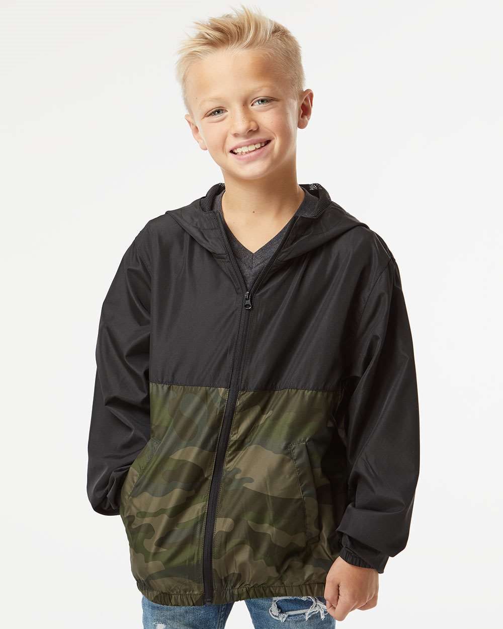 Youth Lightweight Windbreaker Full-Zip Jacket - EXP24YWZ