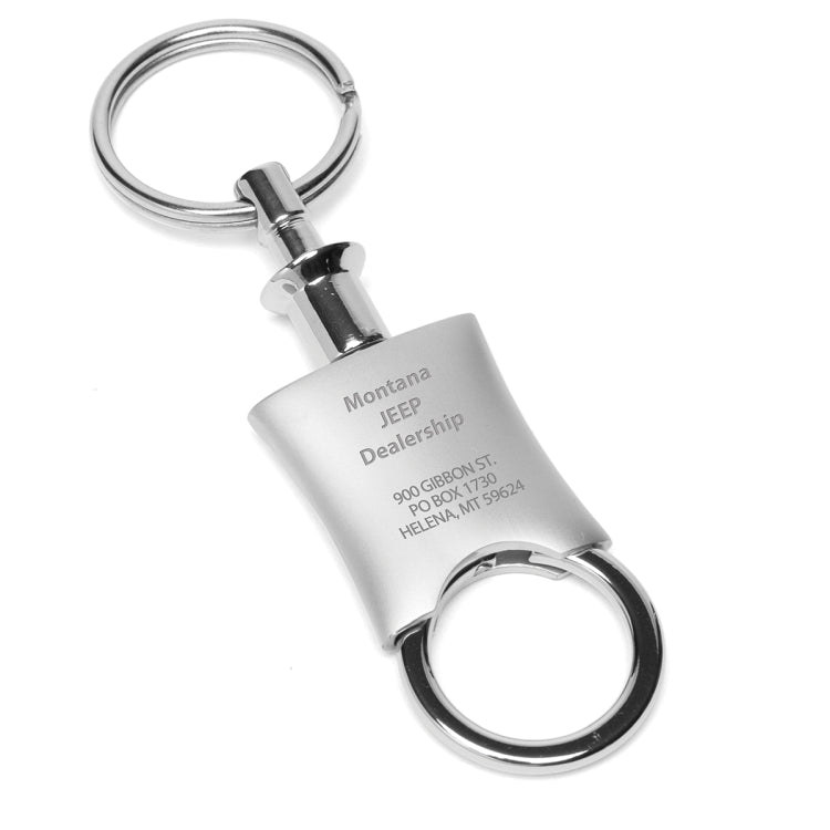 "Raha" Laser Engraved Pull Apart-Metal Valet Keyholder