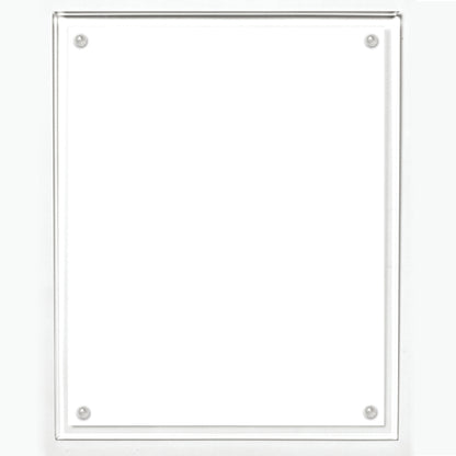 Certificate Holder - Clear on Clear - 8 1/2" x 11" Insert