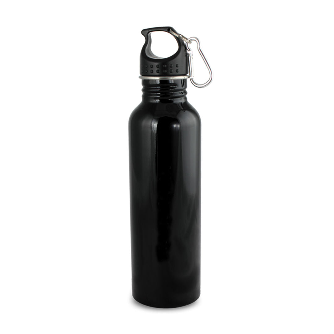 Wide Mouth Flair Bottle with Carabiner - 25oz