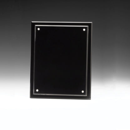 Magnetic Certificate Holder - Clear on Black - 8" x 10" Insert