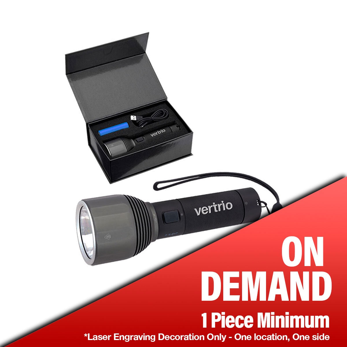 Rechargeable 20W LED Vega Flashlight