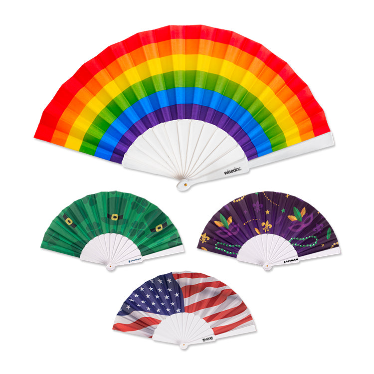 Mardi Gras Holiday Folding Hand Fan