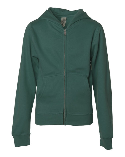 Youth Midweight Full-Zip Hooded Sweatshirt - SS4001YZ