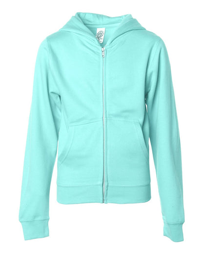 Youth Midweight Full-Zip Hooded Sweatshirt - SS4001YZ