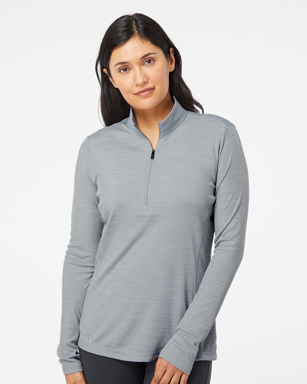 Women's Lightweight Mélange Quarter-Zip Pullover - A476