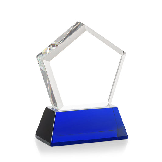 Genosee VividPrint™ Award on Base - Blue