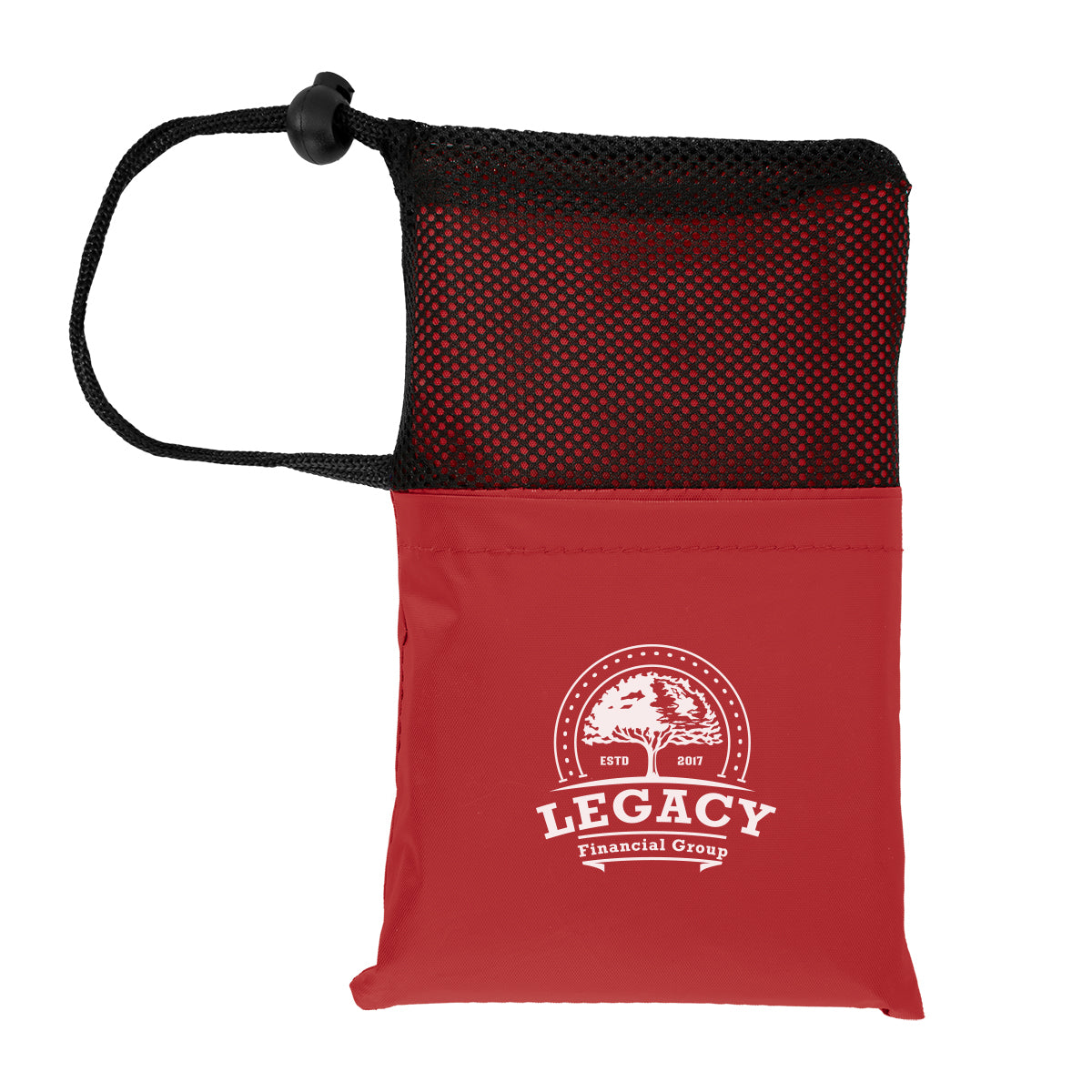 PEVA Poncho With Drawstring Pouch