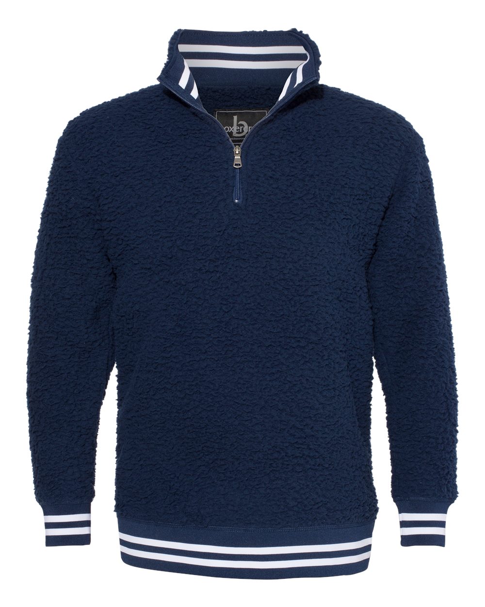 Unisex Varsity Sherpa Quarter-Zip Pullover - Q20