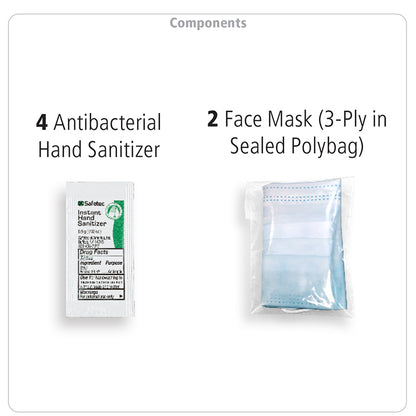 "TRITON" 6 Piece Easy Safety First Kit In Zipper Pack