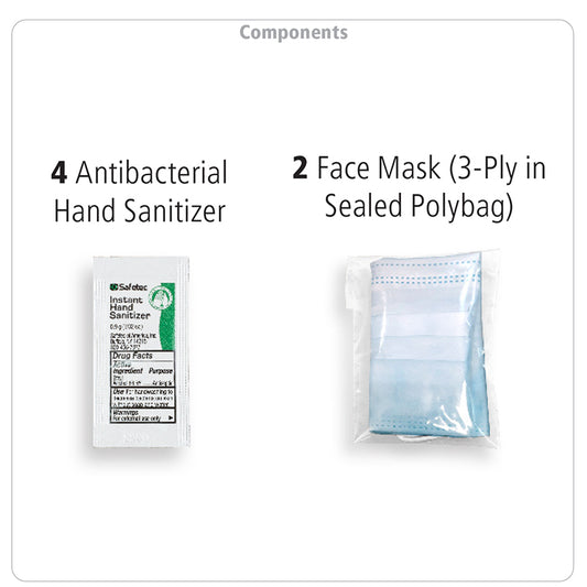 "TRITON" 6 Piece Easy Safety First Kit In Zipper Pack