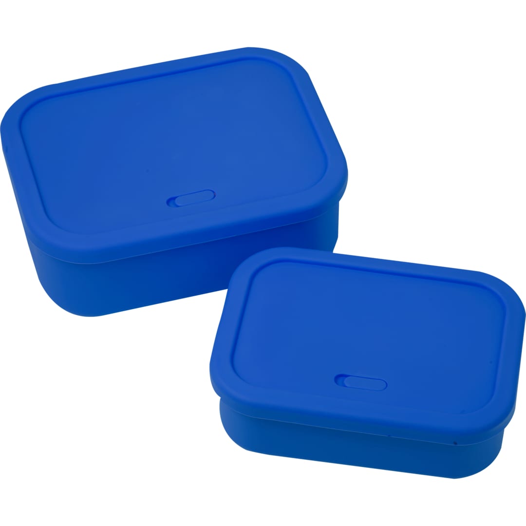 Silicone Food Storage Box with Air Valve - Set of