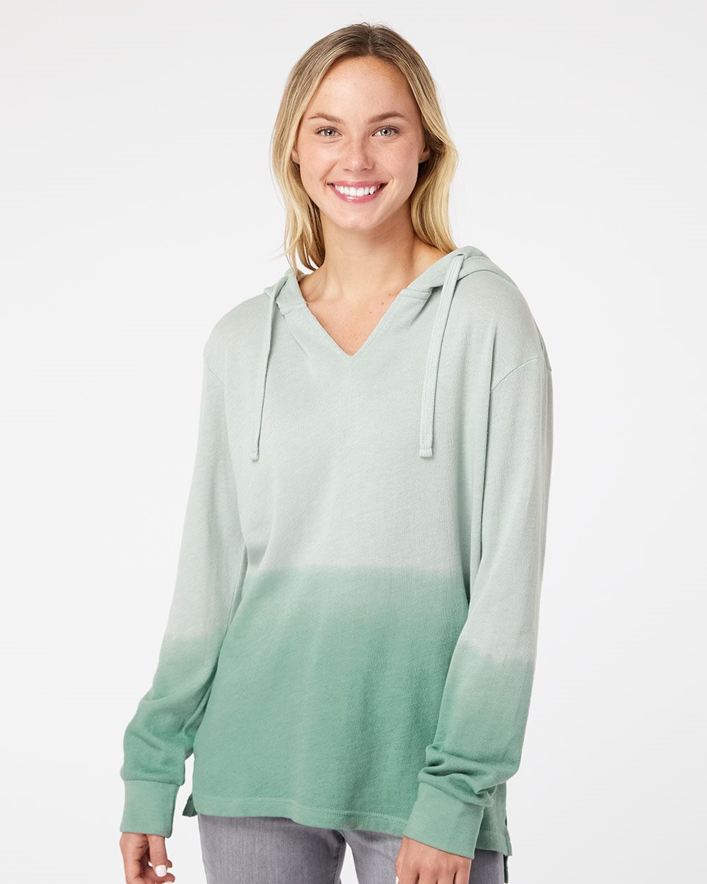 Women's French Terry Ombré Hooded Sweatshirt - W20185