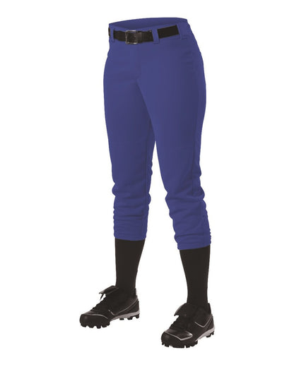 Girls' Fastpitch Softball Pants with Belt Loops - 605PBWY