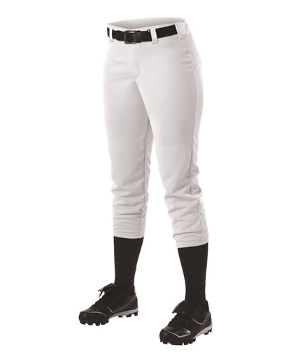 Girls' Fastpitch Softball Pants with Belt Loops - 605PBWY