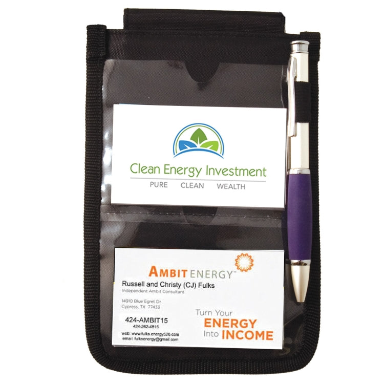 "Overachiever" 8 Function Tradeshow Bagdeholder, Neck Wallet, and Travel Passport and Boarding Pass