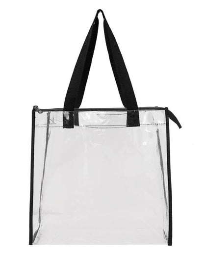 OAD Clear Zippered Tote with Full Gusset - OAD5006