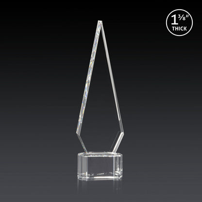 Springfield 3D Award on Paragon Base - Clear