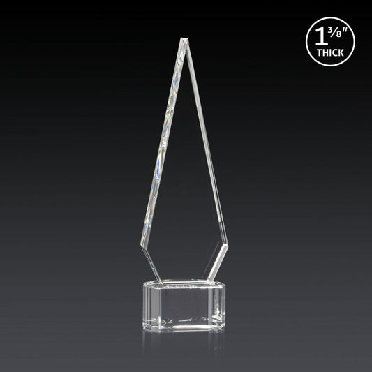 Springfield 3D Award on Paragon Base - Clear
