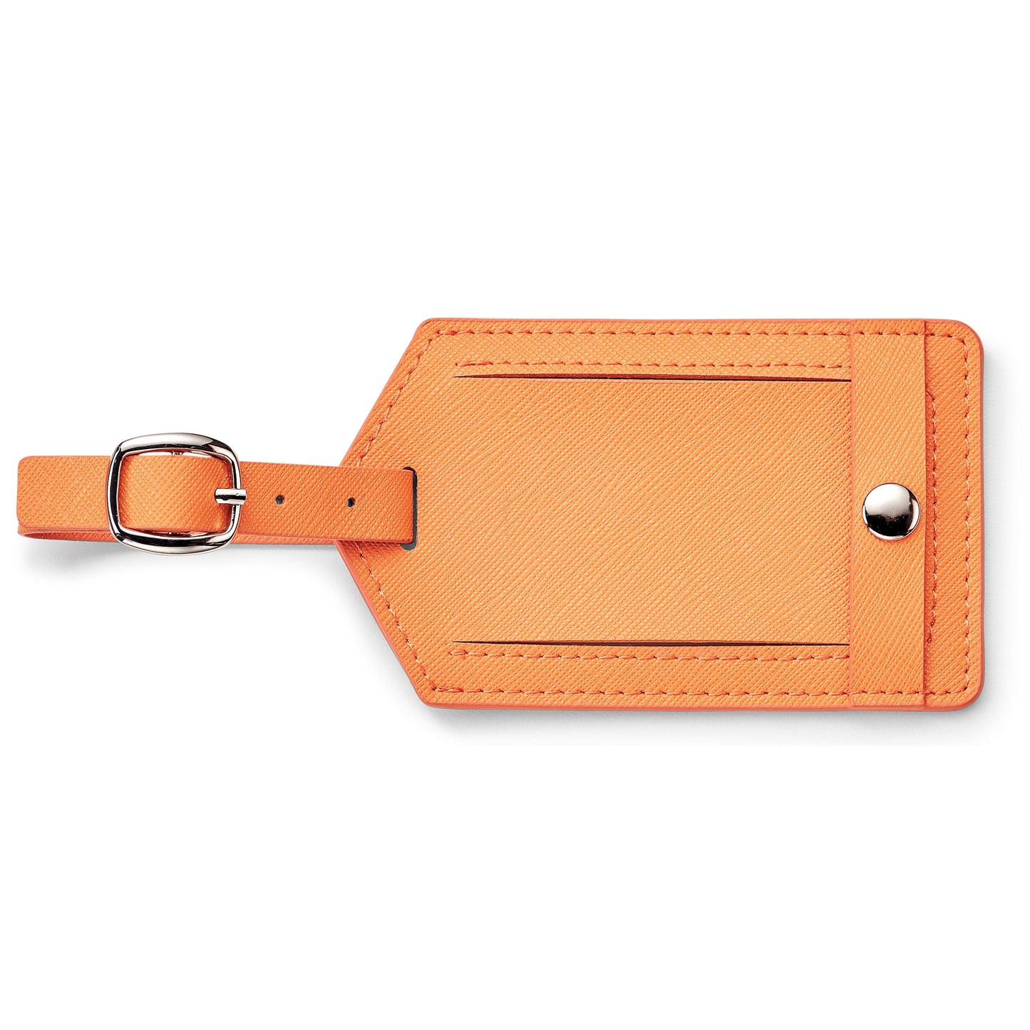 Toscano genuine leather luggage tag