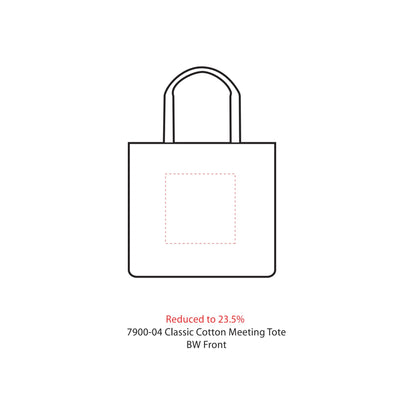 6oz Classic Cotton Canvas Meeting Tote