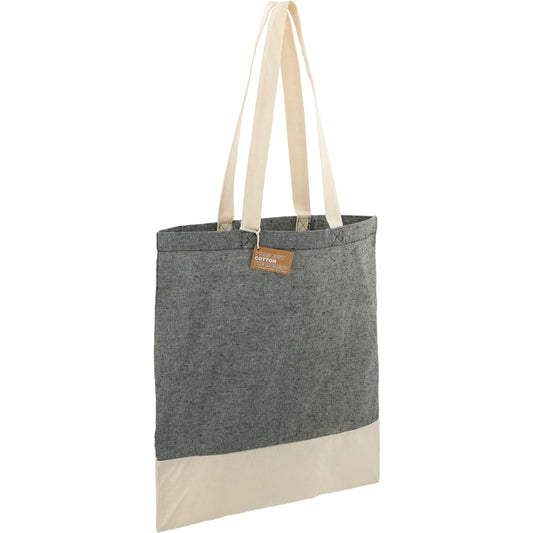 Split Recycled 5oz Cotton Twill Convention Tote
