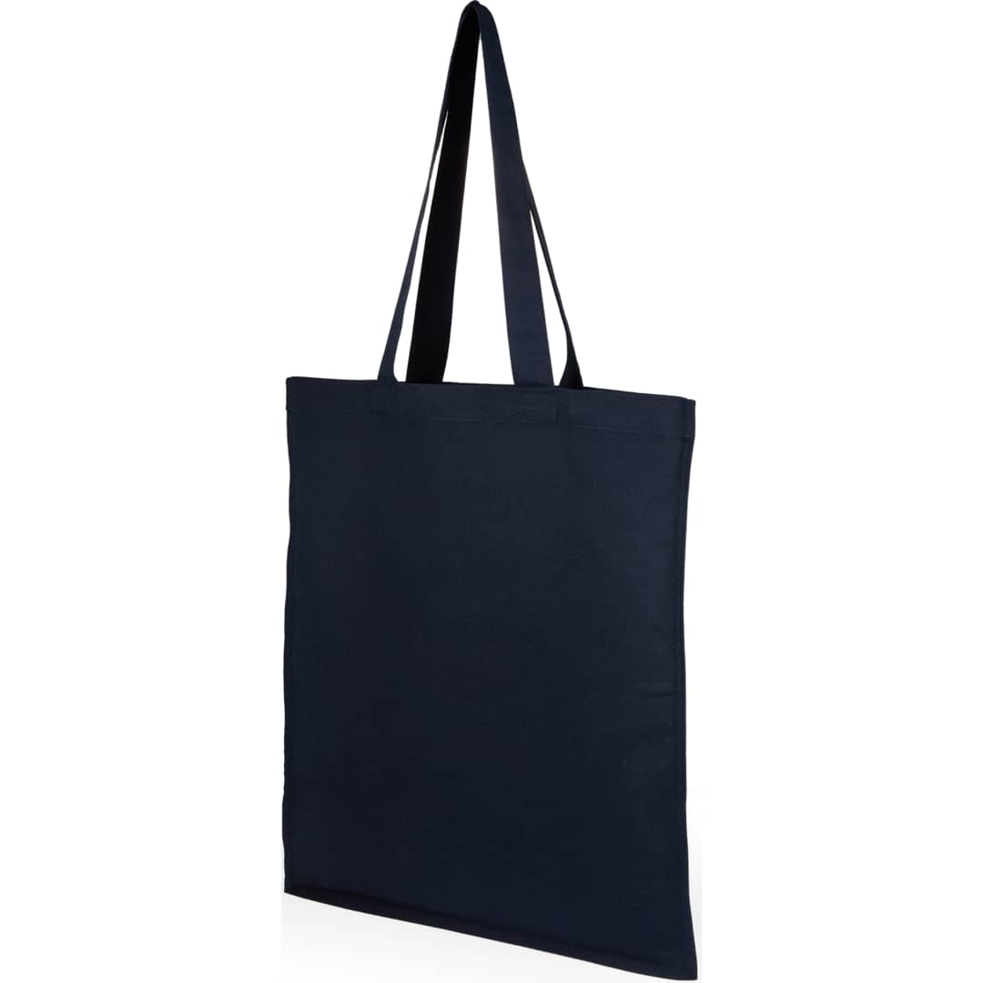 Blue Organic 8oz Cotton Double Stitch Tote