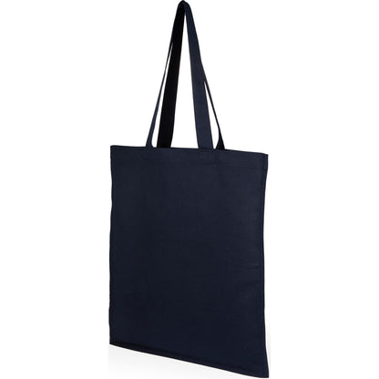 Blue Organic 8oz Cotton Double Stitch Tote