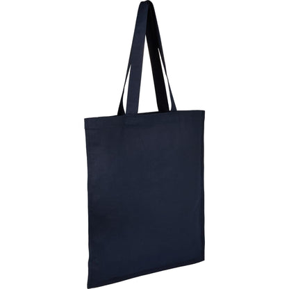 Blue Organic 8oz Cotton Double Stitch Tote