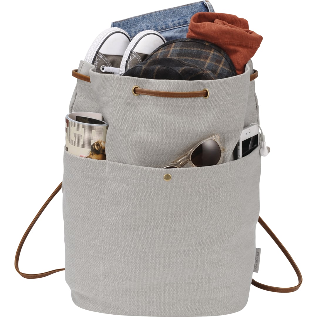 Field & Co. 16oz Cotton Canvas Convertible Tote