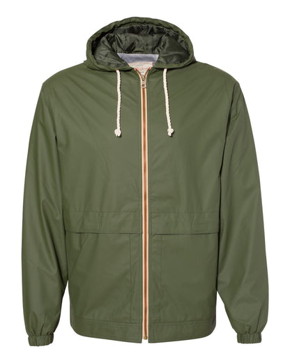 Unisex Vintage Hooded Rain Jacket - 193910