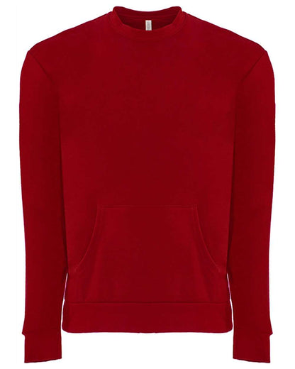 Unisex Santa Barbara Pocket Crewneck Sweatshirt - 9001