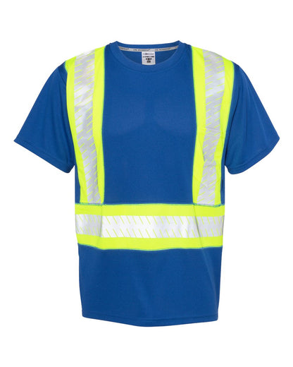 Unisex EV Series® Enhanced Visibility Contrast Pocket T-Shirt - B200-204