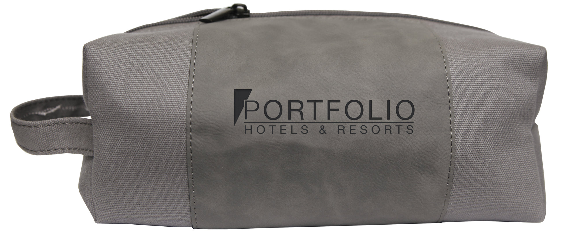 Canvas and Leatherette Dopp Bag