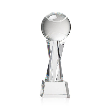 Tennis Ball Award on Grafton Base - Clear