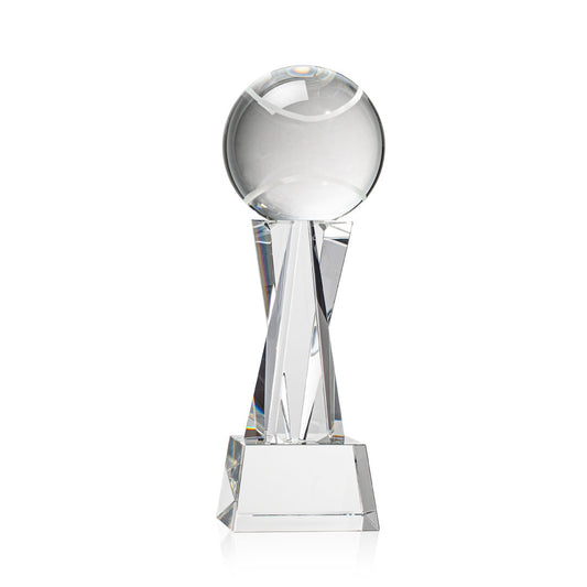 Tennis Ball Award on Grafton Base - Clear