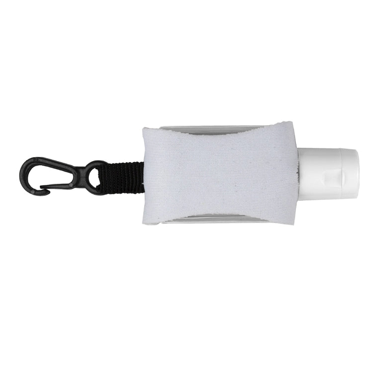 “SanPal Sleeve” .5 oz Hand Sanitizer Antibacterial Gel in Clip-On Neoprene Sleeve Cover