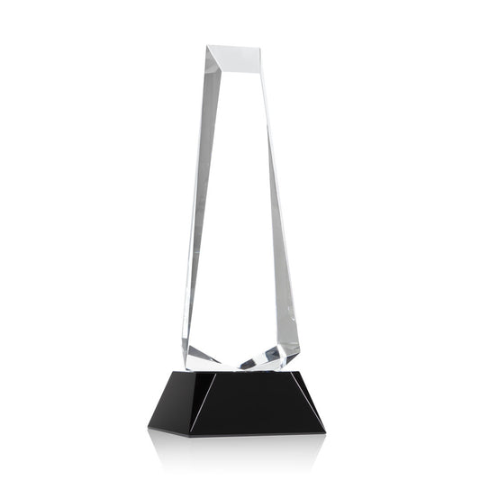 Rustern Obelisk Award on Base - Black