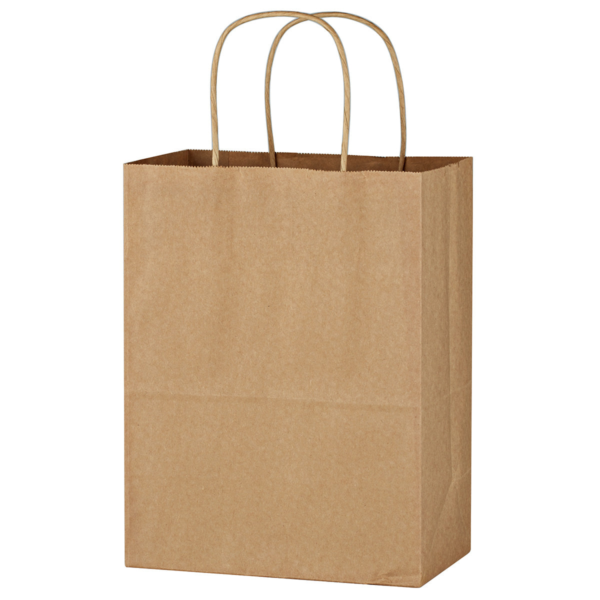 Kraft Paper Brown Shopping Bag - 8" x 10-1/4"