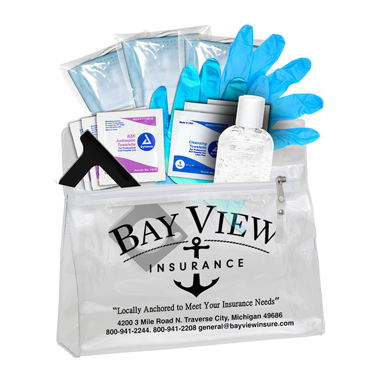 "ILENE" 14 Piece Carry ALL Kit inserted into Zipper Pack