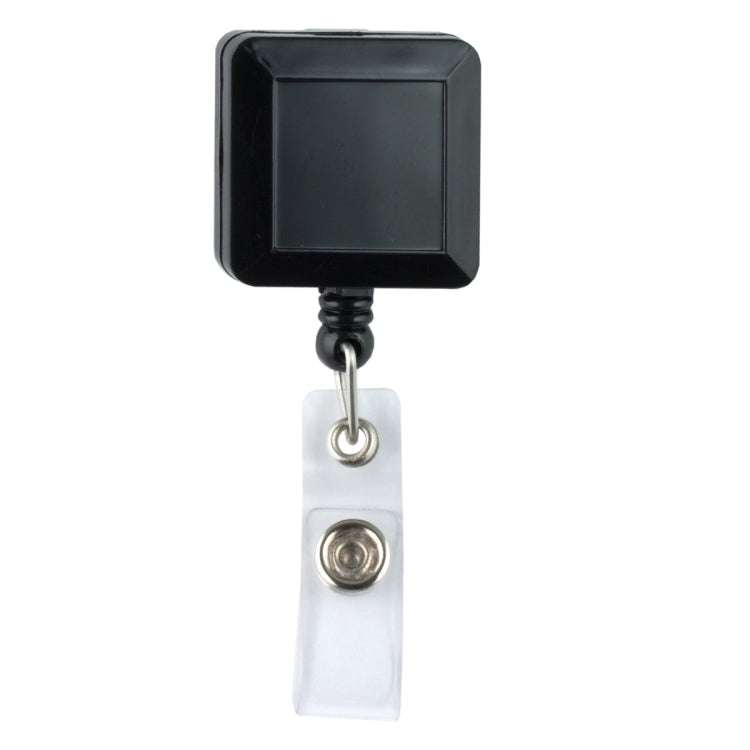 "Olmsted VL" 30” Cord Square Retractable Badge Reel and Badge Holder with Metal Rotating Alligator C