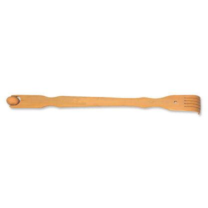 Wood Back Scratcher w/ Massaging Roller